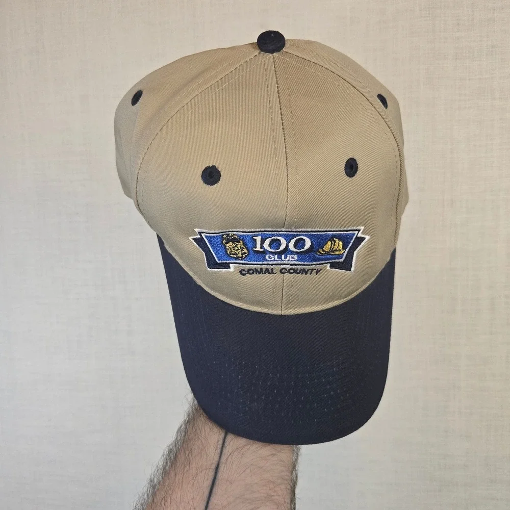 100 Club Comal County Hat Tan Navy Blue First Responder Support Otto TX Police